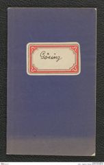 Seite 1, Tagebuch "Gösing" (NHMW-PRAE-BBB-89)